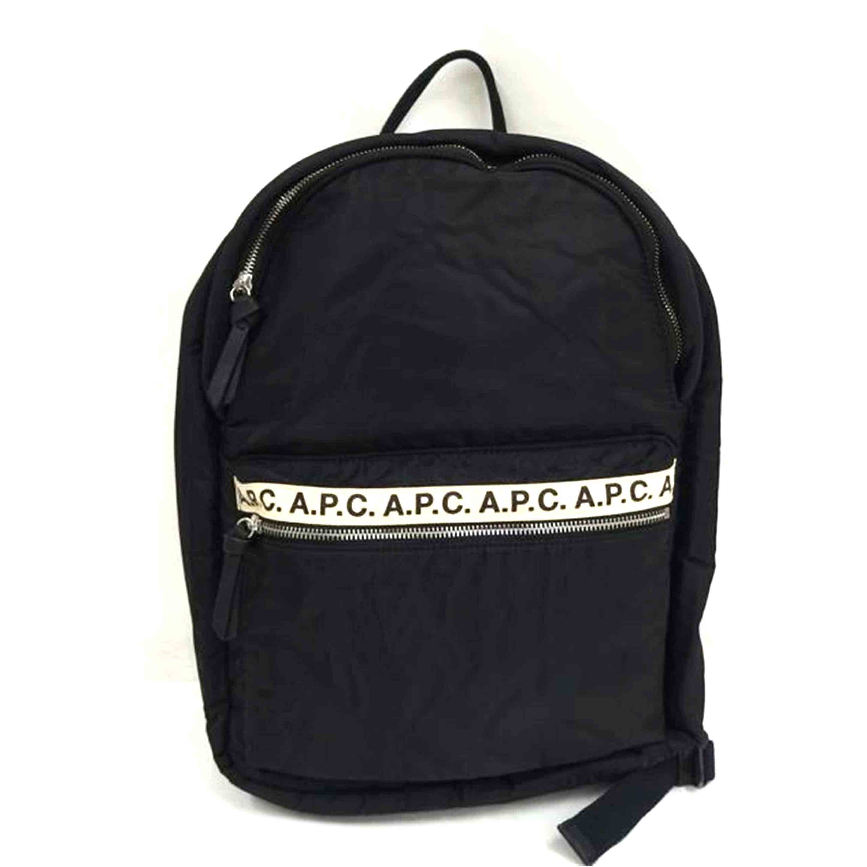 A.P.C ア-ペーセー/A.P.C Maro ナイロンリュック/ブラック//Bランク/82