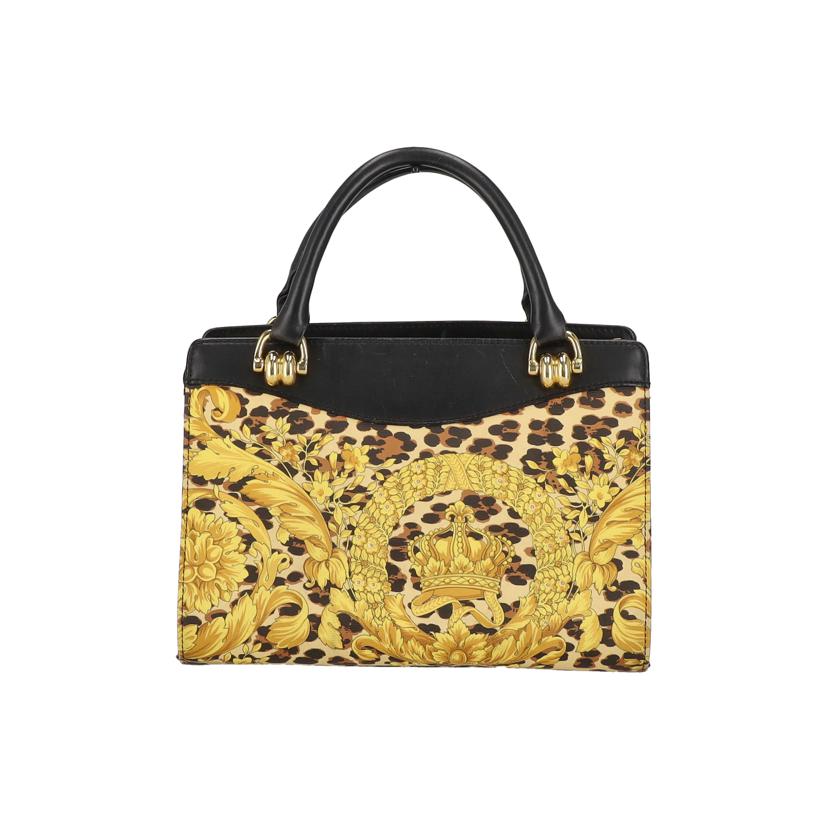 GIANNI VERSACE ジャンニヴェルサーチ/ハンドバッグ/レオパード柄//ABランク/18