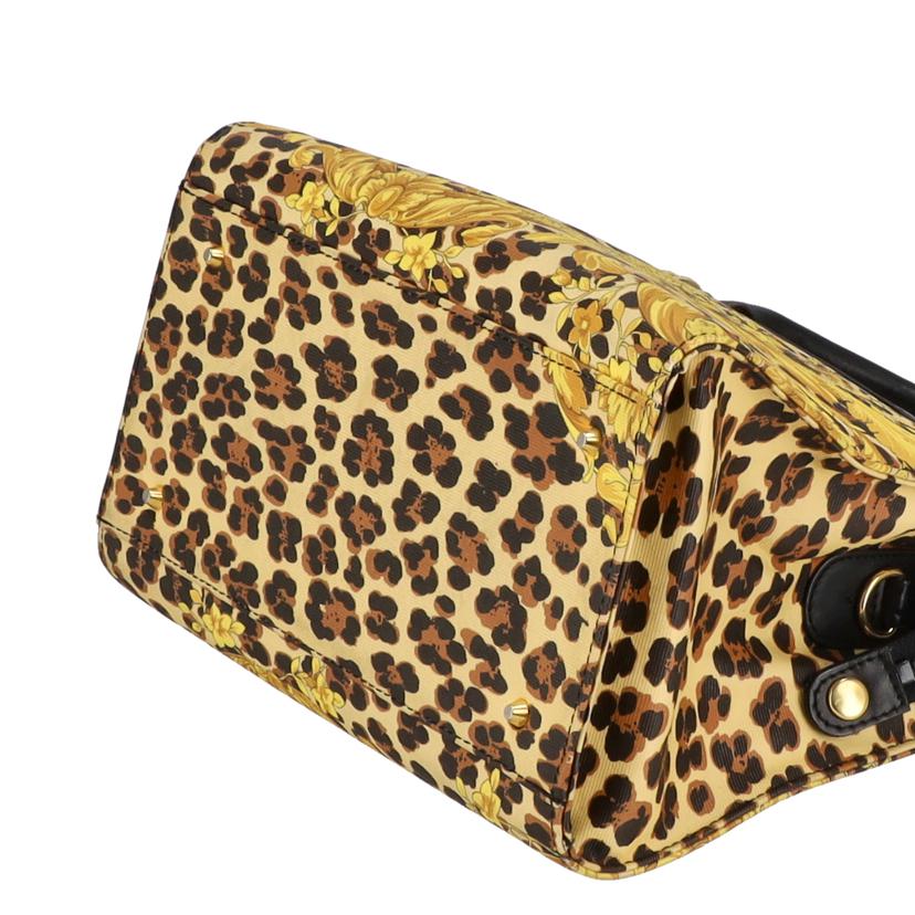 GIANNI VERSACE ジャンニヴェルサーチ/ハンドバッグ/レオパード柄//ABランク/18
