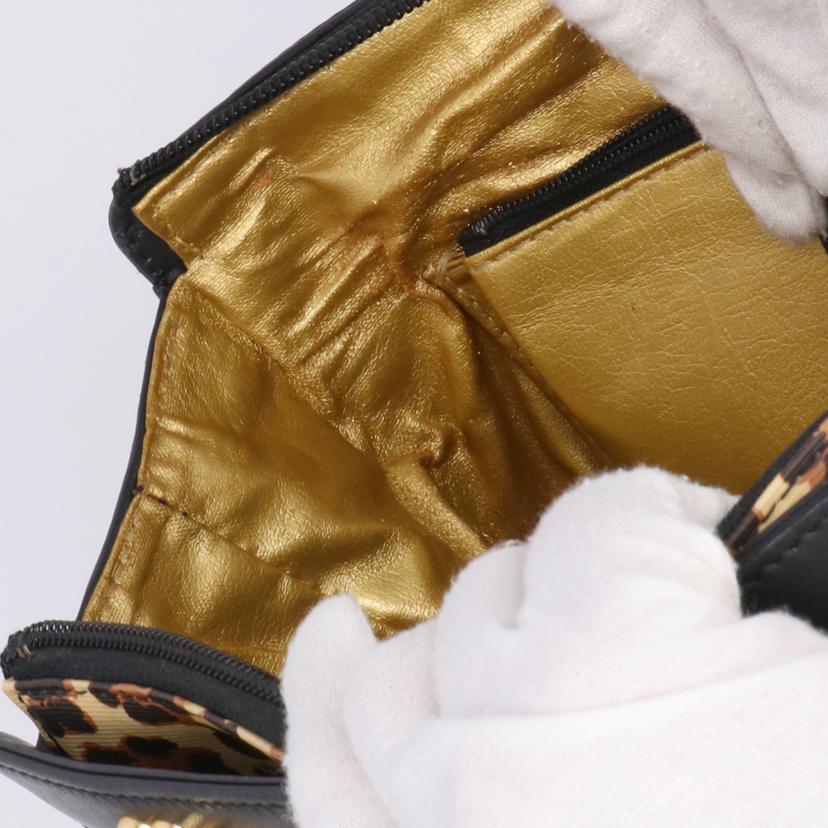 GIANNI VERSACE ジャンニヴェルサーチ/ハンドバッグ/レオパード柄//ABランク/18