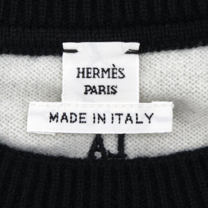 HERMES エルメス/HERMES エルメカシミヤ半袖スニット22AW//ABランク/82