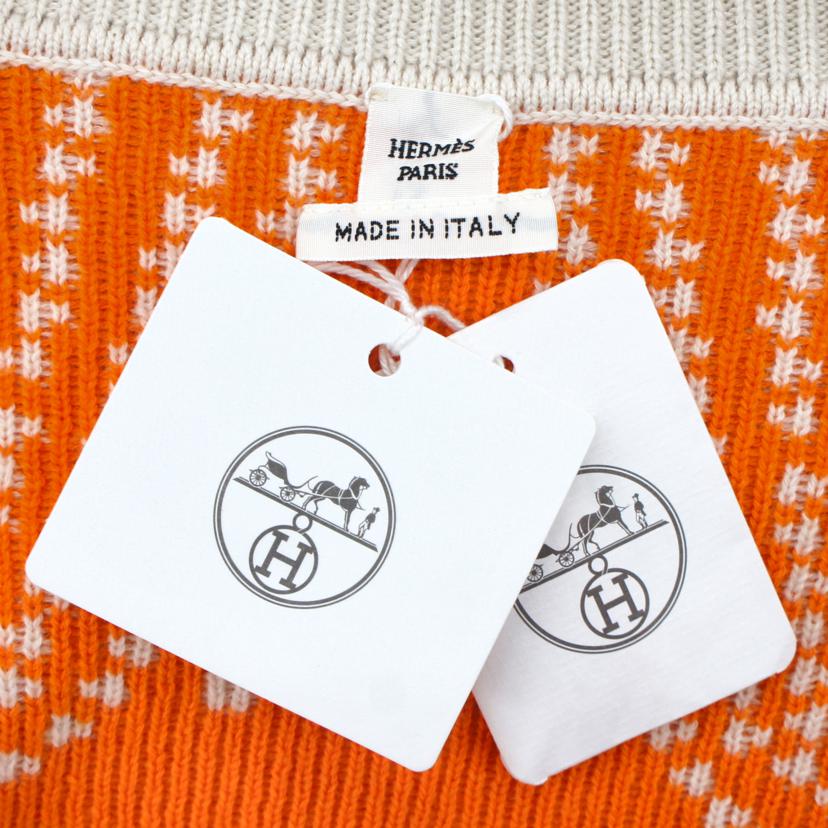 HERMES エルメス/HERMES エルメスモチーフカーディガン23SS//ABランク/82