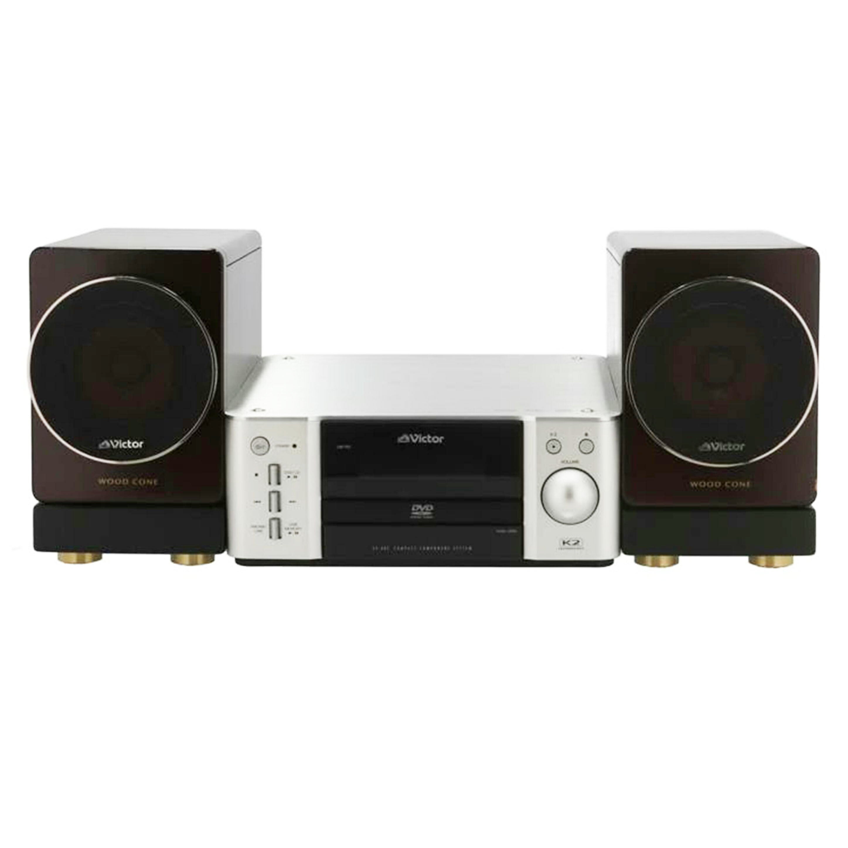 JVC JVCケンウッド /DVDコンポ/Victor Wood Cone/EX-AR3//084C0283/Bランク/70