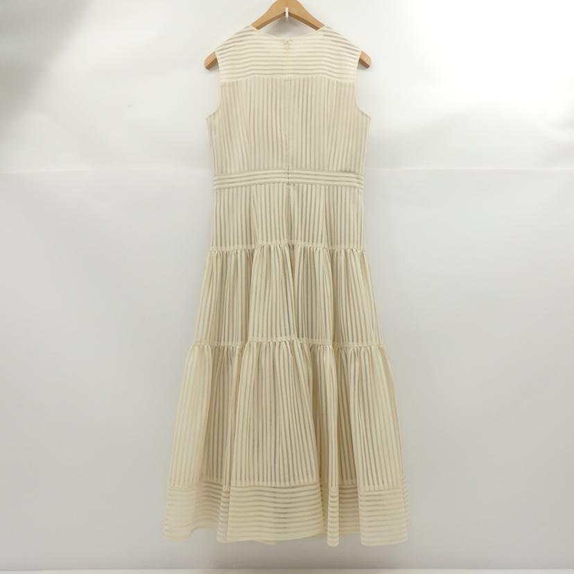 GRACE CONTINENTAL グレースコンチネンタル/ストライプフレアドレス ベージュ/01243 35188 00//Aランク/77