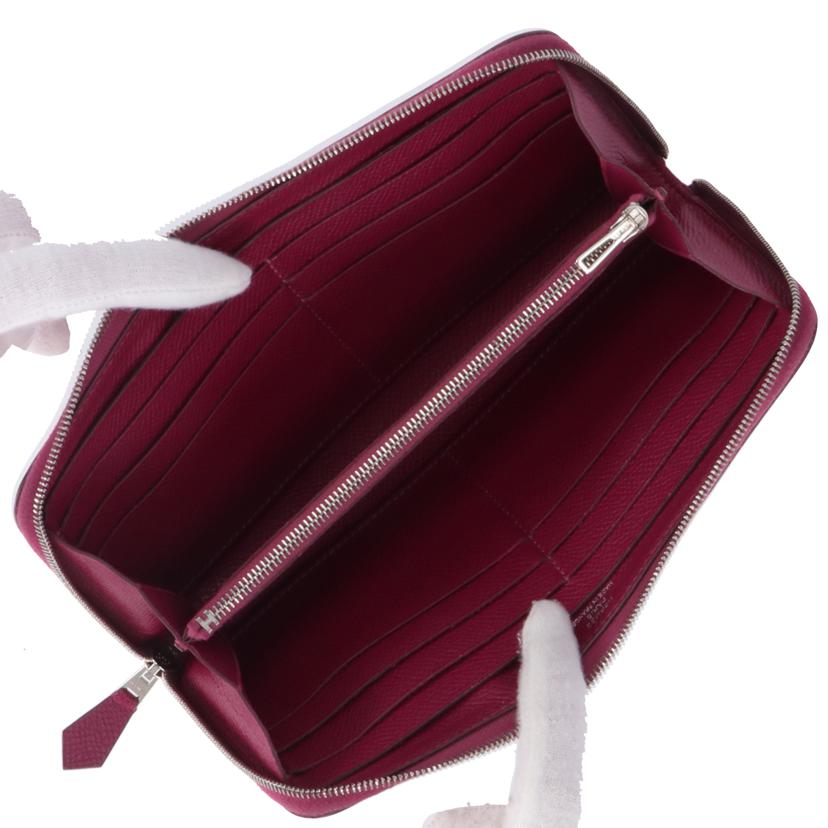 HERMES エルメス/アザップロングオールレザー/エプソン/ローズハープル//□P刻******/ABランク/18