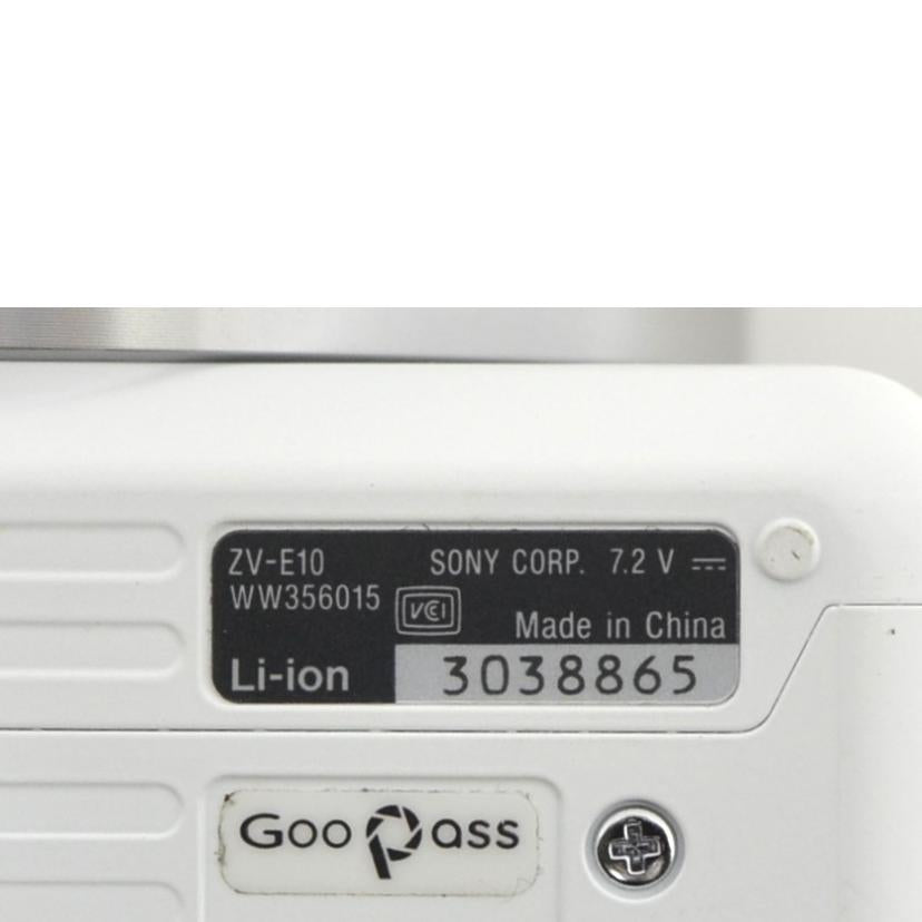 SONY/ミラーレス一眼/ZV-E10L PZ16-50//3038865/Bランク/75
