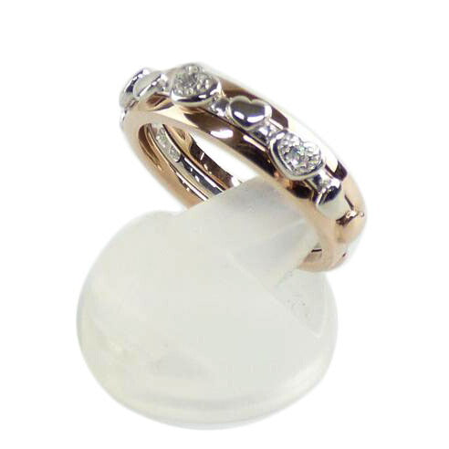 STAR JEWELRY スタージュエリー/K18ダイヤリング0.02ct//ABランク/64