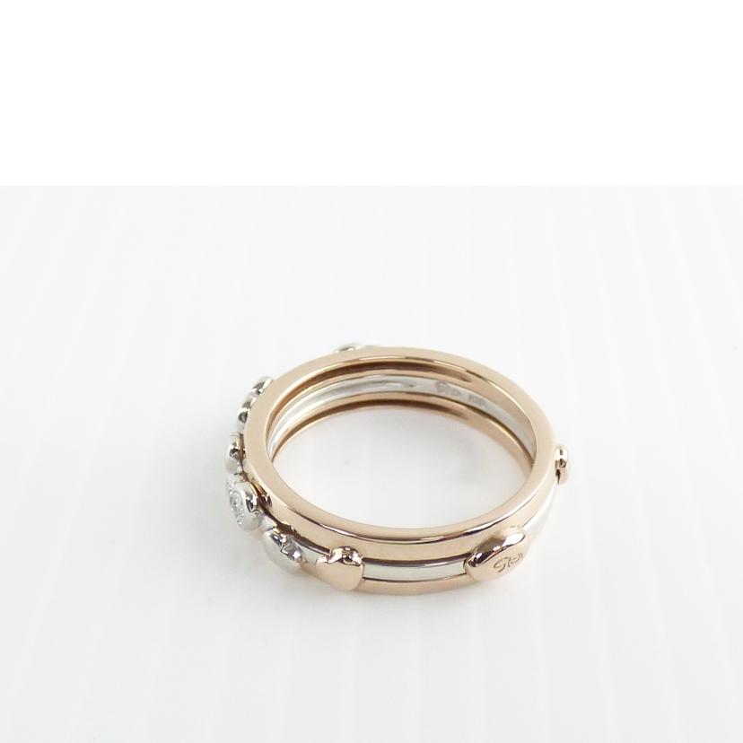 STAR JEWELRY スタージュエリー/K18ダイヤリング0.02ct//ABランク/64