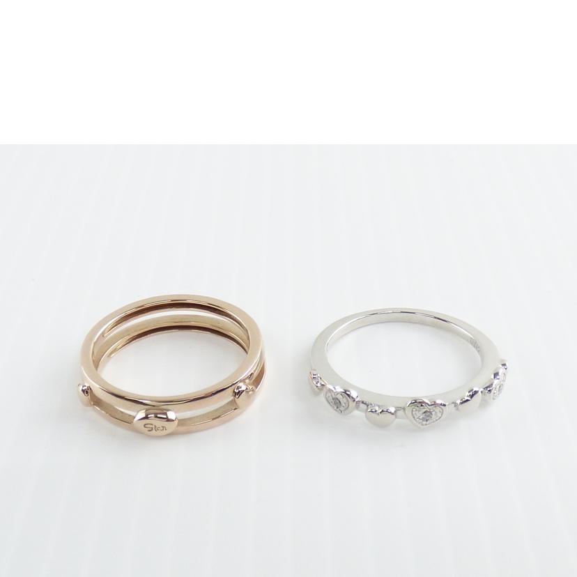 STAR JEWELRY スタージュエリー/K18ダイヤリング0.02ct//ABランク/64