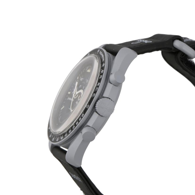 OMEGA×swatch オメガ×スウォッチ/MISSION TO THE MOON/クオーツ/S033M100//Aランク/05