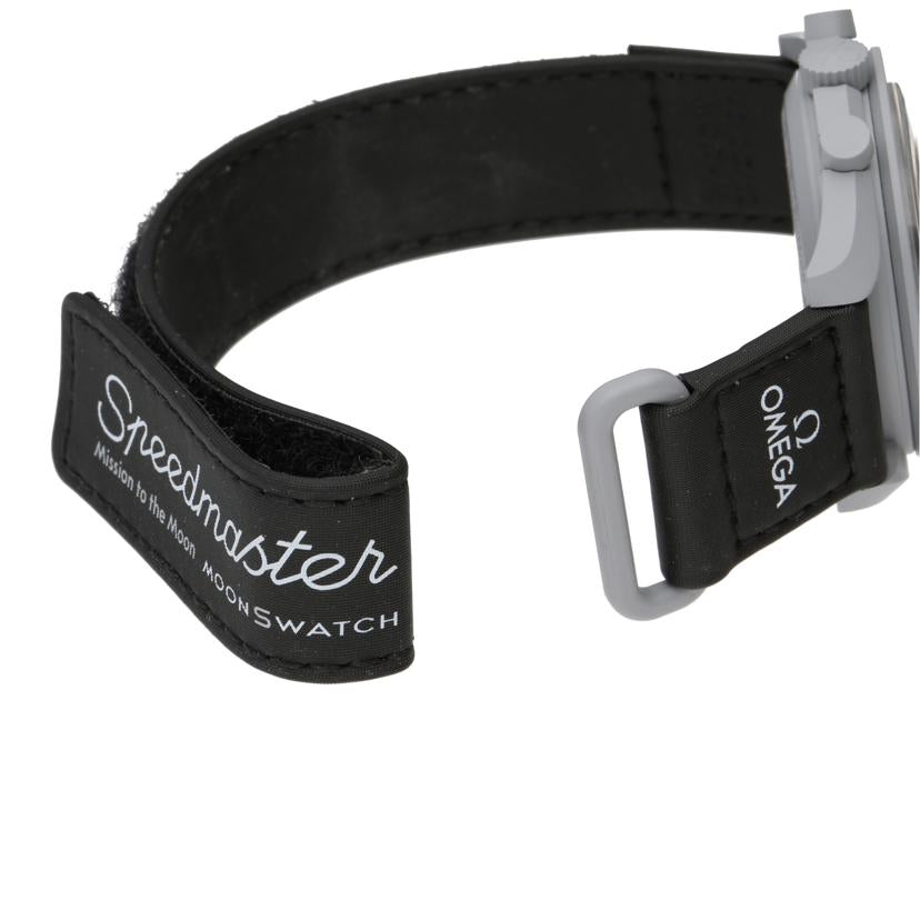 OMEGA×swatch オメガ×スウォッチ/MISSION TO THE MOON/クオーツ/S033M100//Aランク/05