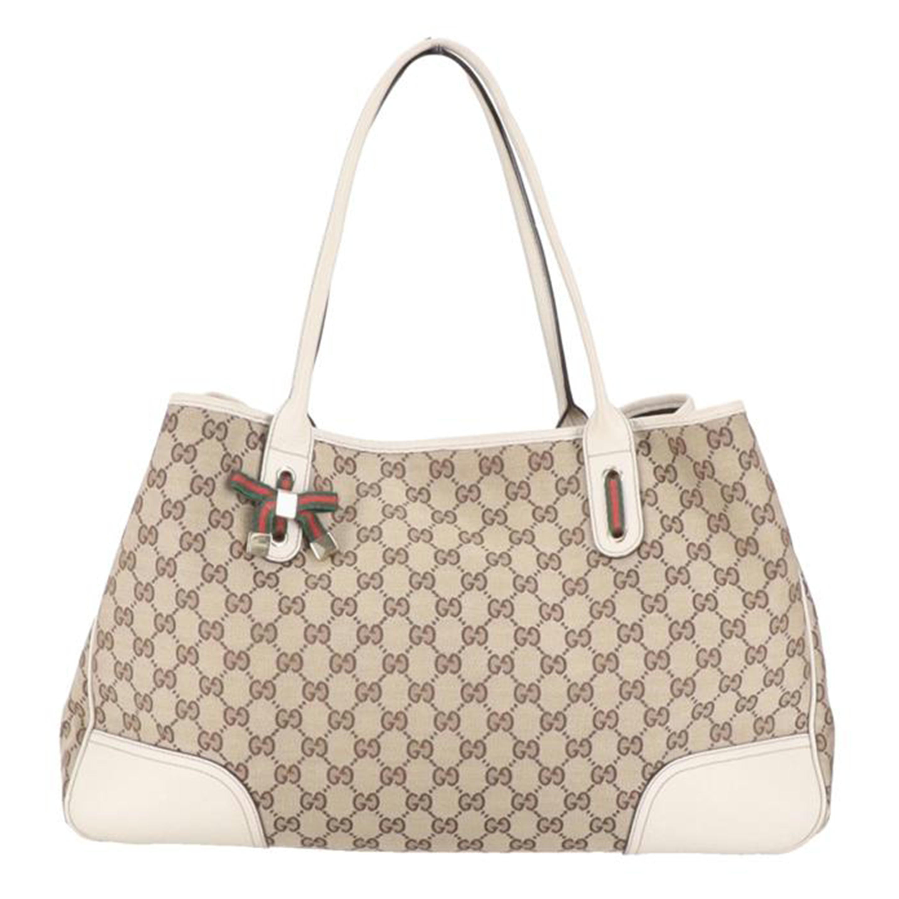 GUCCI /GGキャンバスプリンシーリボントート/161719//204***/ABランク/19