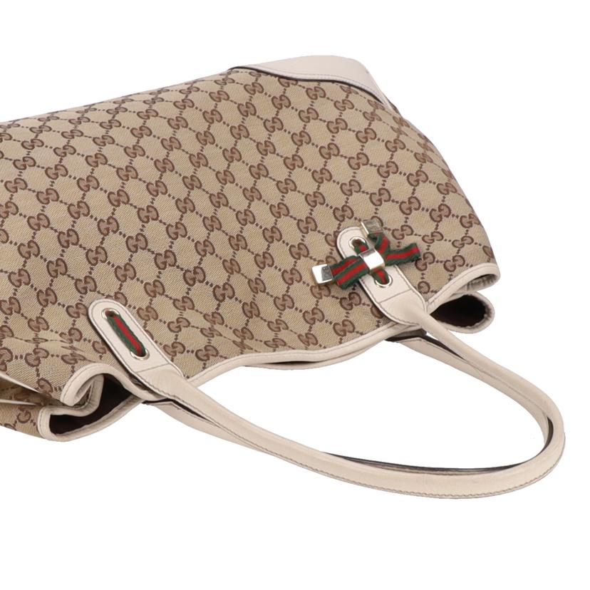 GUCCI /GGキャンバスプリンシーリボントート/161719//204***/ABランク/19