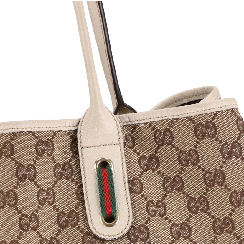 GUCCI /GGキャンバスプリンシーリボントート/161719//204***/ABランク/19