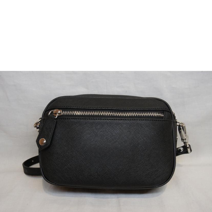 Vivienne Westwood ヴィヴィアンウエストウッド/SVオーブレザーショルダーカメラバッグブラック//SAランク/92