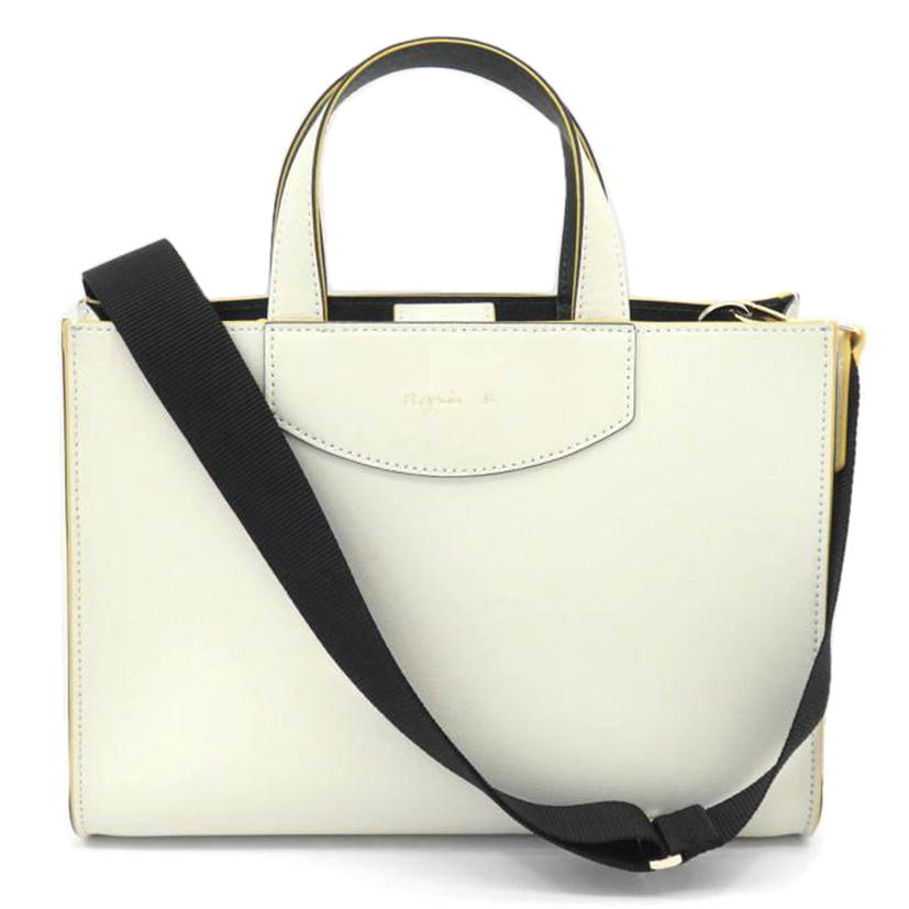 agnes b. アニエスベー/レザー2wayショルダーバッグ/PAS04-02//SAランク/77