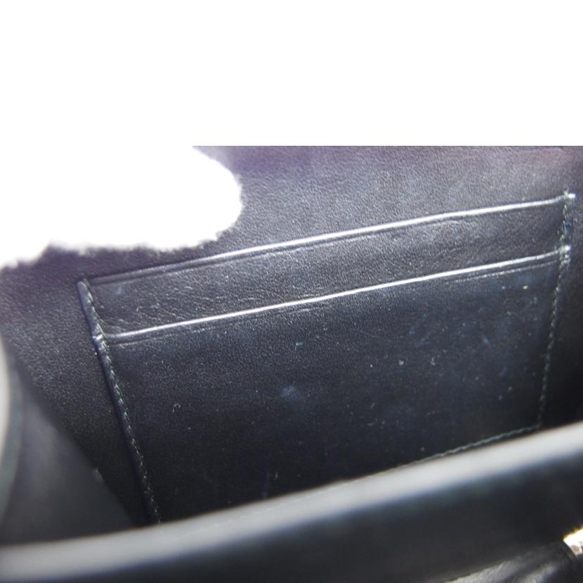 CHANEL シャネル/キャビアスキンCCフィグリーミニチェーンショルダー/ A84452//259*****/Aランク/18