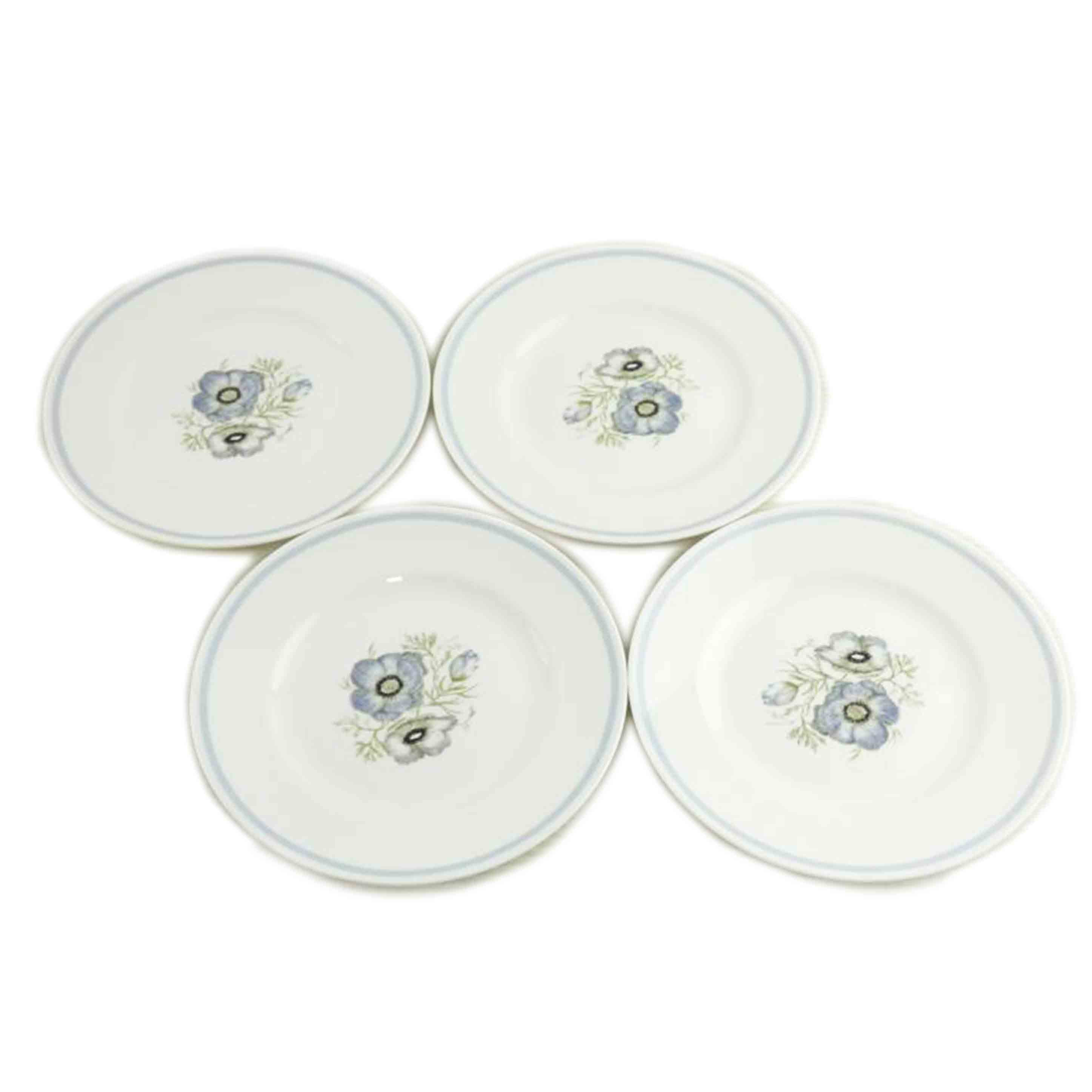 WEDGWOOD ウェッジウッド/GLEN MISTプレート4枚セット//ABランク/64