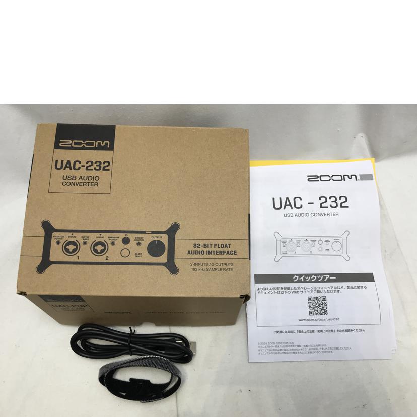 ZOOM ズーム/オーディオインターフェイス/UAC-232//C93006675/ABランク/51