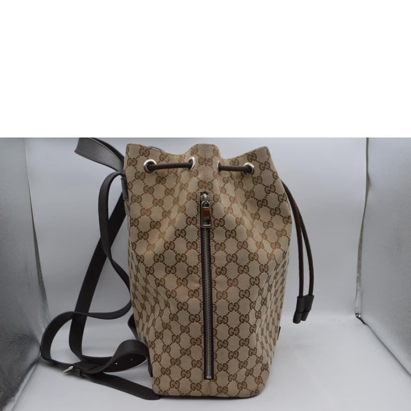 GUCCI グッチ/GGキャンパスデイレザーバックパック/449175//527***/Aランク/89