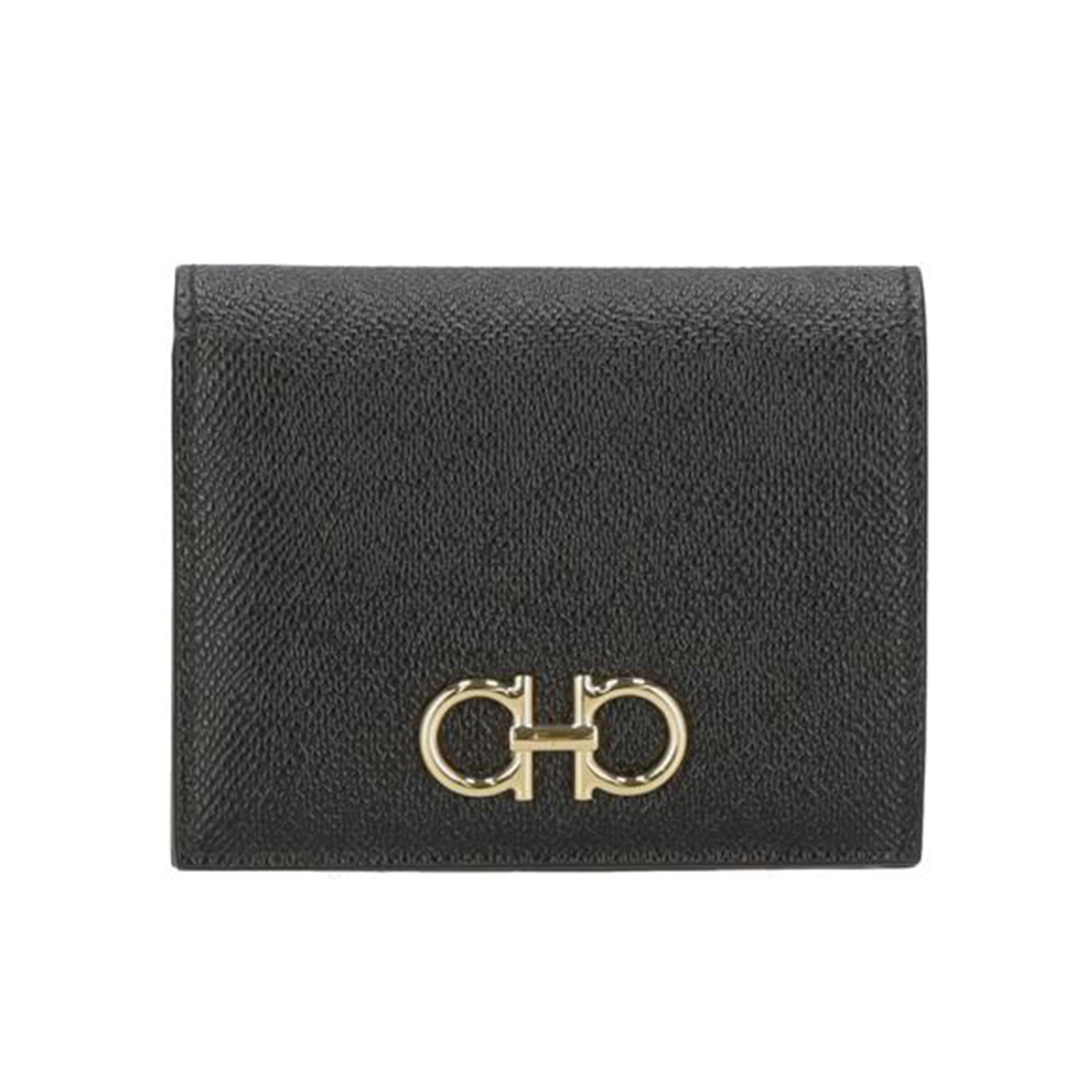 S.Ferragamo フェラガモ/フェラガモ/2つ折り財布GP金具/IY-220656//SAランク/93