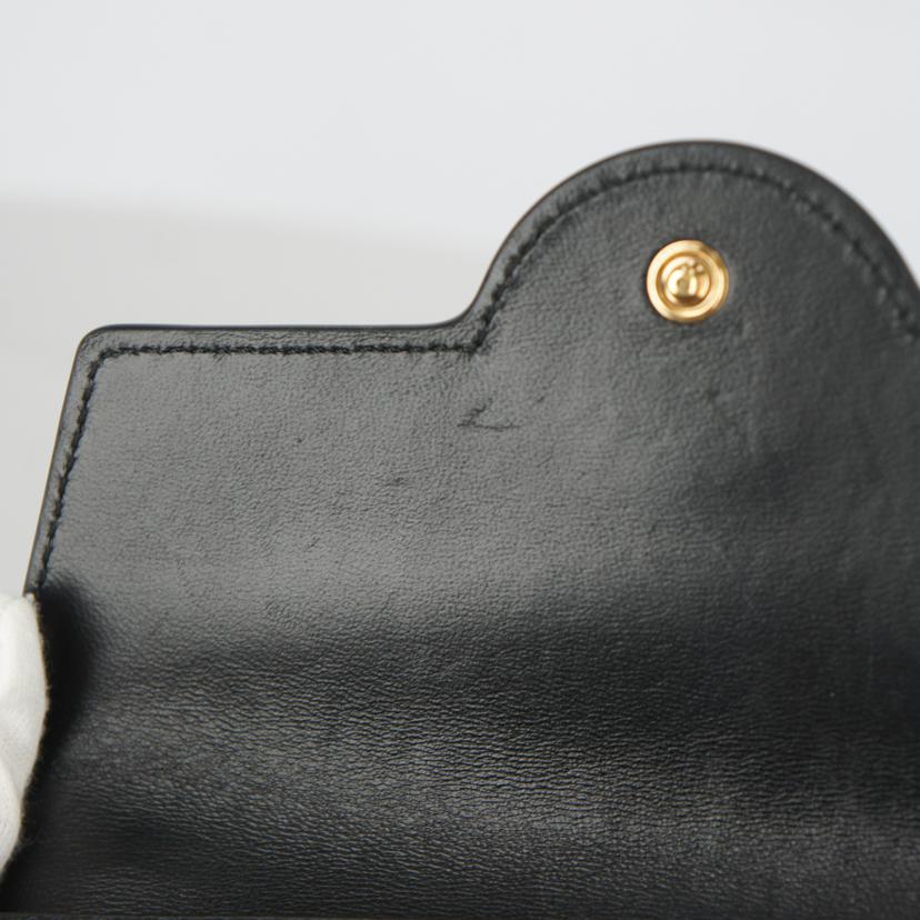 VERSACE ヴェルサーチェ/メデューサ/三つ折りレザー長財布/ブラック/1106103//Aランク/18