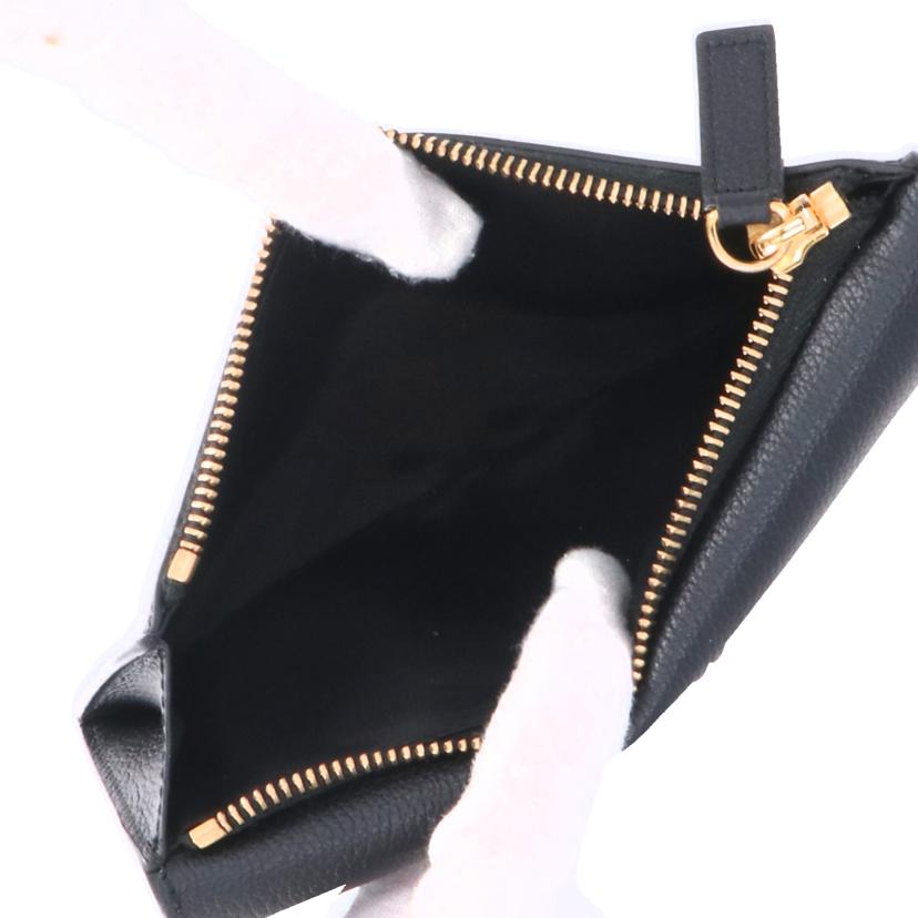 VERSACE ヴェルサーチェ/メデューサ/三つ折りレザー長財布/ブラック/1106103//Aランク/18