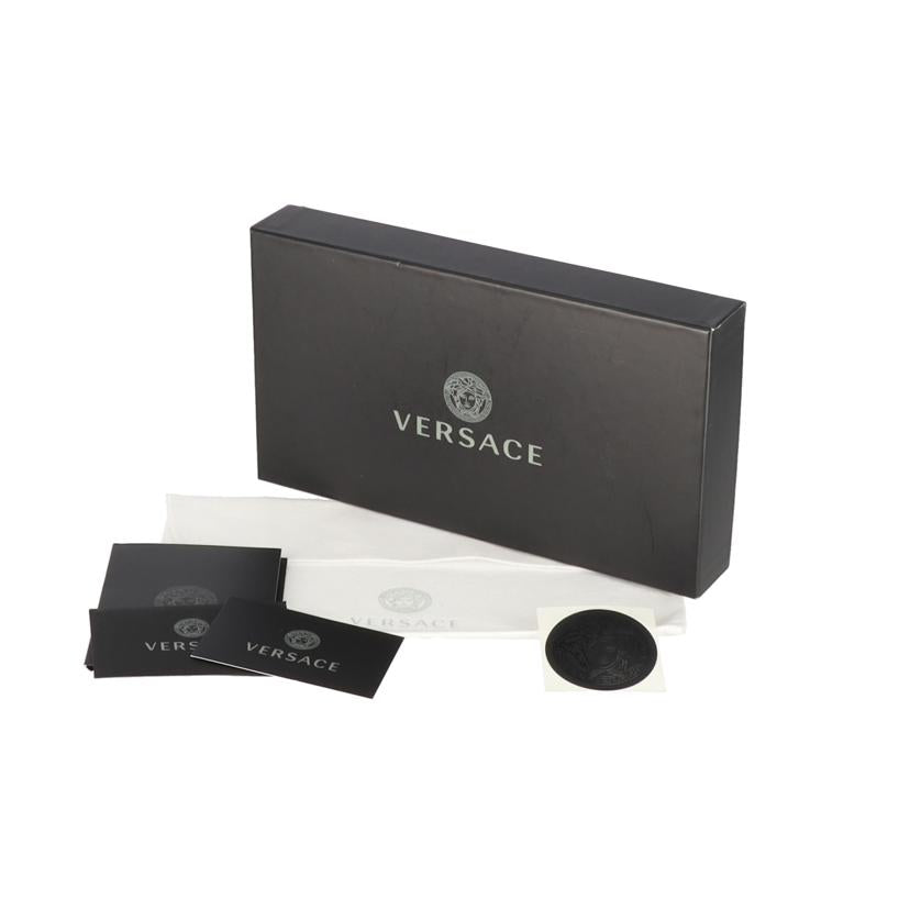VERSACE ヴェルサーチェ/メデューサ/三つ折りレザー長財布/ブラック/1106103//Aランク/18