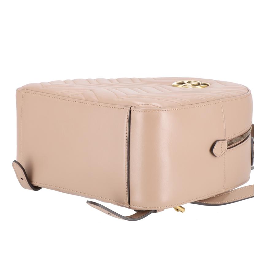 GUCCI/GGマーモントキルティングバックバッグ/476671//001***/ABランク/85