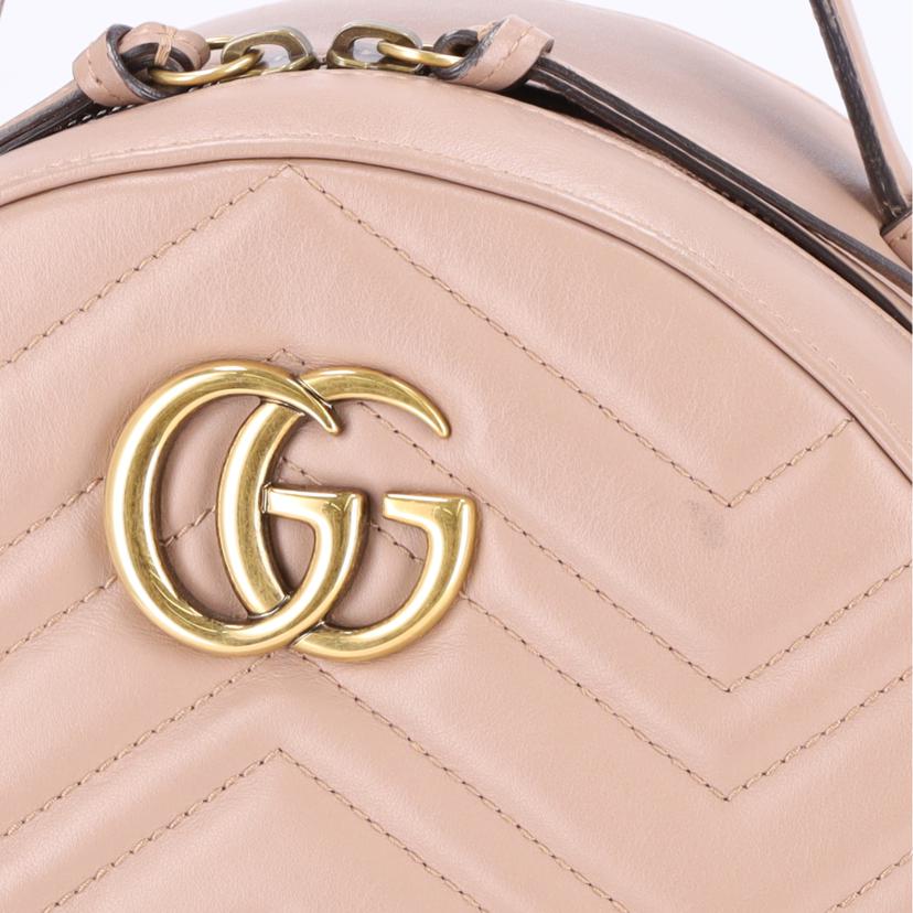 GUCCI/GGマーモントキルティングバックバッグ/476671//001***/ABランク/85