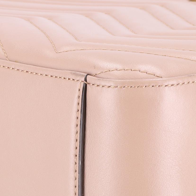 GUCCI/GGマーモントキルティングバックバッグ/476671//001***/ABランク/85