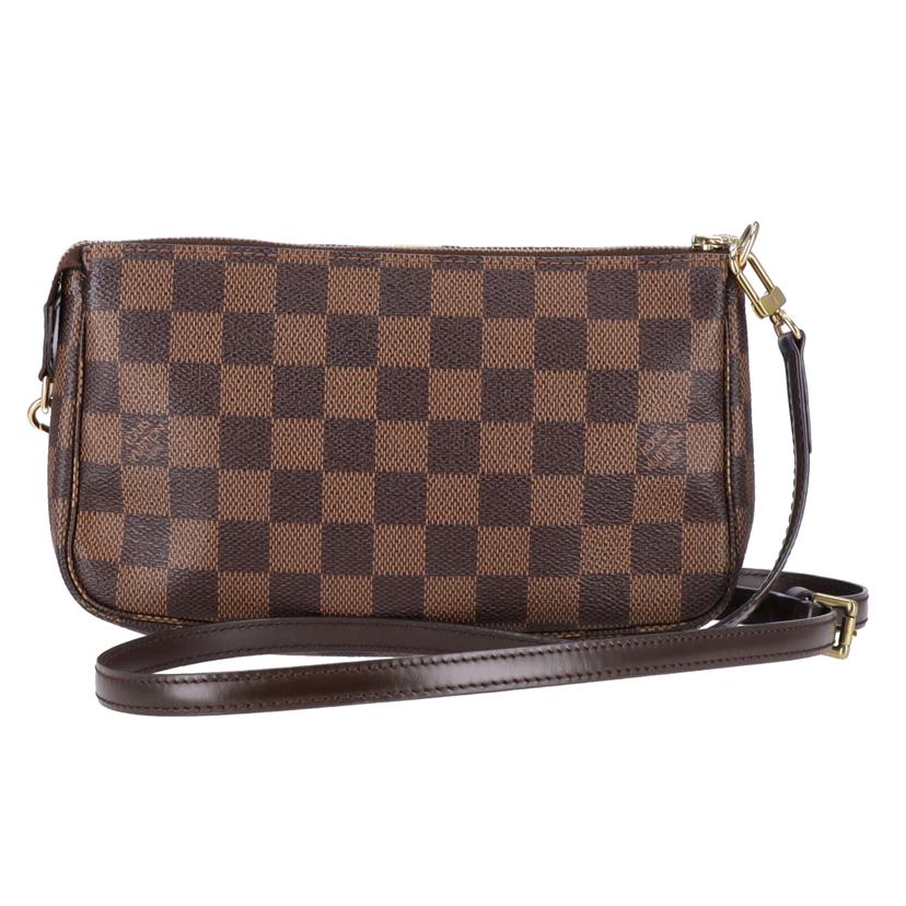 LV ルイヴィトン/ポシェット・アクセソワール/ダミエ・エベヌ/ストラップ/N51985//CA1***/ABランク/75