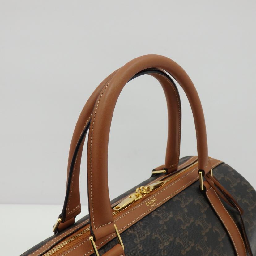 CELINE セリーヌ/ボストンバッグ/トリオンフキャンバス&カーフスキン/190372CAS//W-P******/Aランク/77