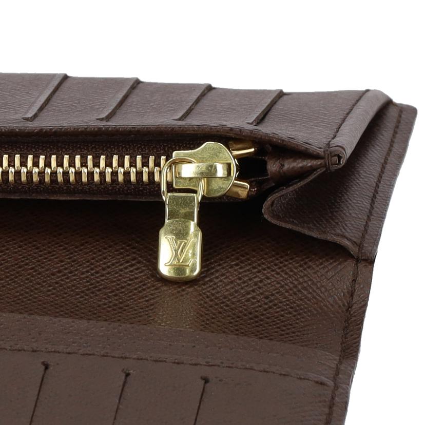 LV/ポルトフォイユ・ブラザ/ダミエ・エベヌ イニシャル/N60017//SP1***/Aランク/75