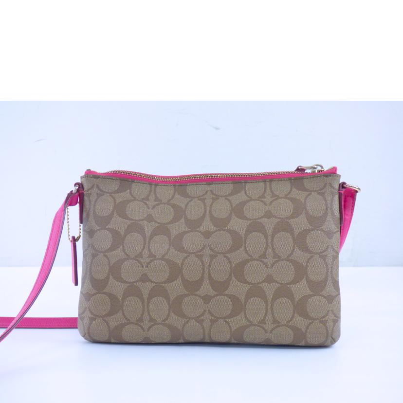 COACH コーチ/シグネチャーPVCレザーショルダー/F52657//A15**/Bランク/64