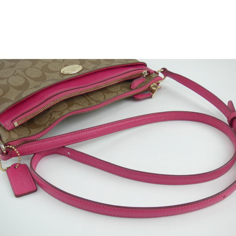 COACH コーチ/シグネチャーPVCレザーショルダー/F52657//A15**/Bランク/64