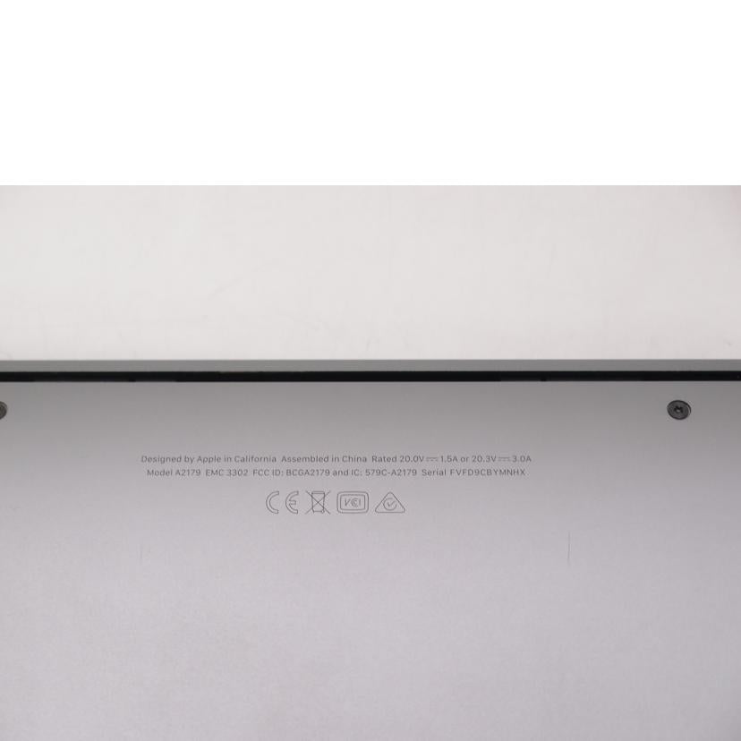 Apple アップル/MacBook Air(Retina,13インチ,2020)/A2179//FVFD9CBYMNHX/Cランク/69