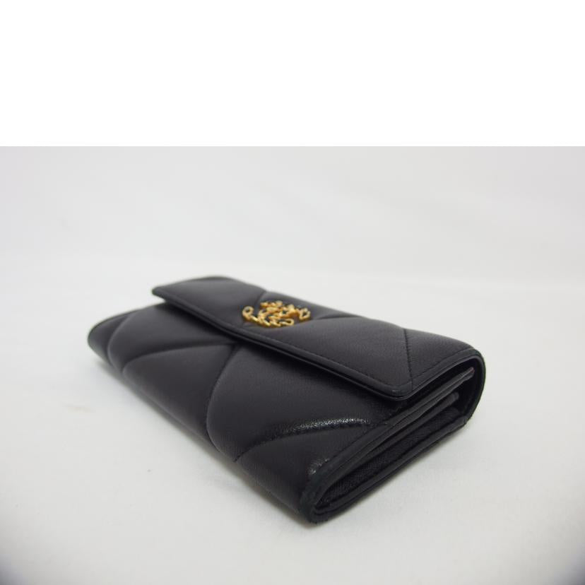 CHANEL シャネル/ココマーク/ロングフラップウォレット/ブラック/ AP0955//298*****/ABランク/18