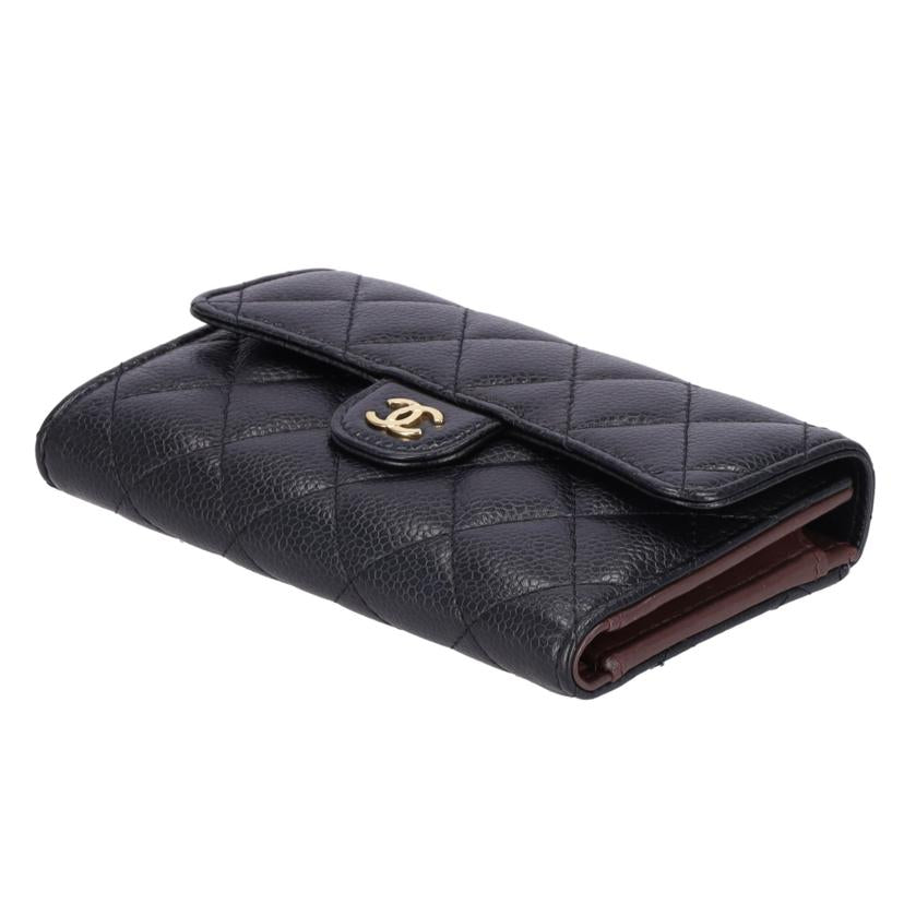 CHANEL シャネル/マトラッセ/ミディアムクラシックフラップウォレット/キャビアスキン/AP0232//319*****/ABランク/18