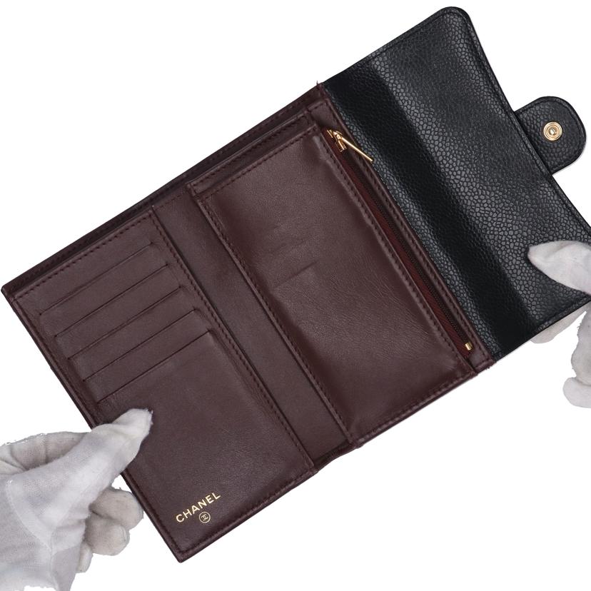 CHANEL シャネル/マトラッセ/ミディアムクラシックフラップウォレット/キャビアスキン/AP0232//319*****/ABランク/18