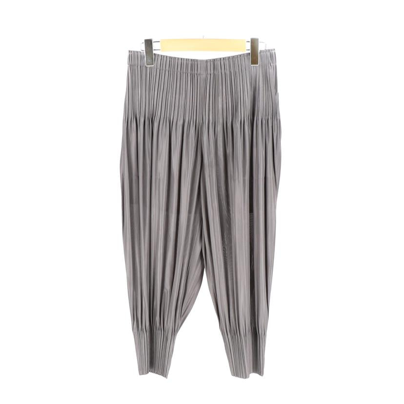 ISSEY MIYAKE イッセイミヤケ/PLEATS PLEASE フラッフィープリーツパンツ/グレー/PP55JF402//サイズ:1/Aランク/91