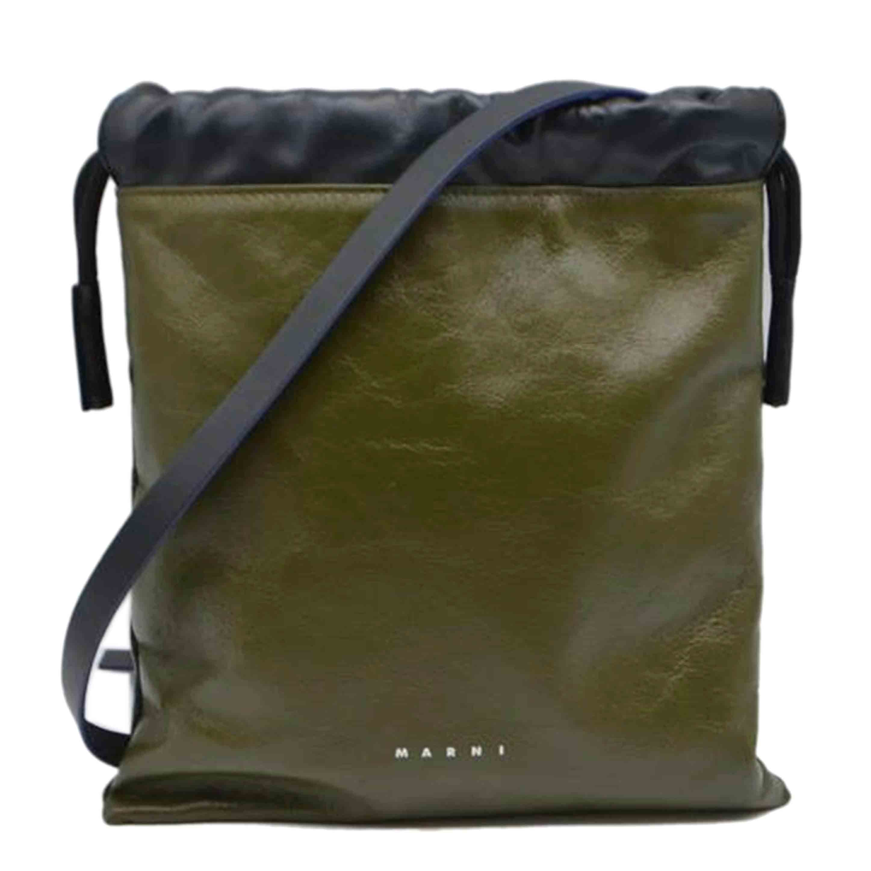 MARNI マルニ/ミュゼオソフトドローストリングレザーショルダー/SBMQ0039Q0 P2644//Aランク/89