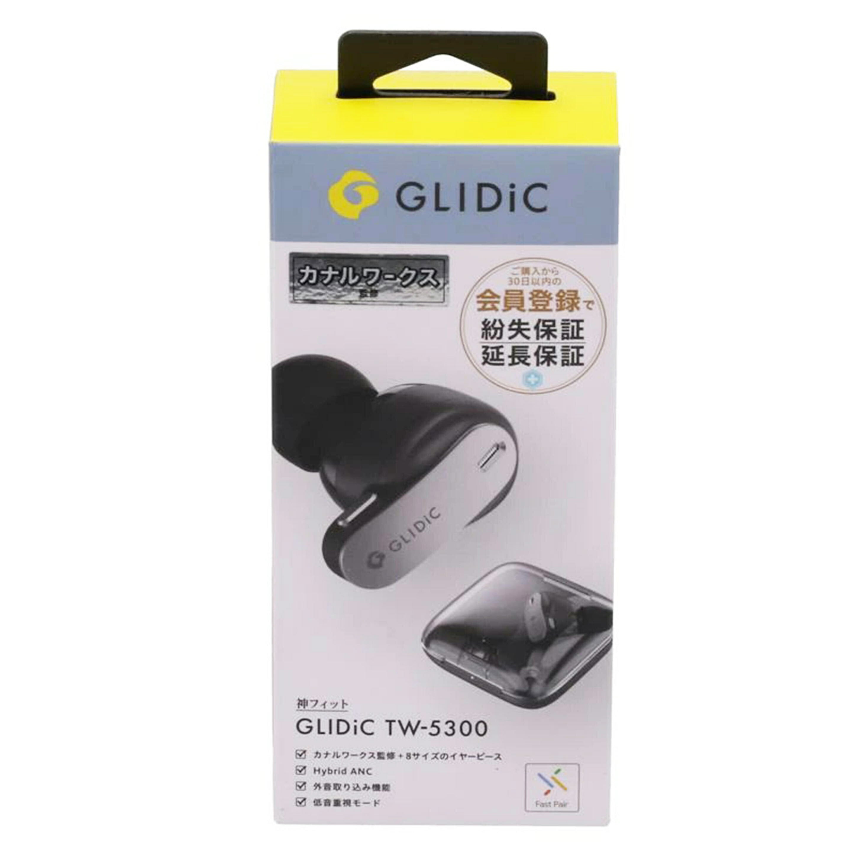 GLIDiC グライディック /ワイヤレスイヤホン未使用/Softbank Selection/TW-5300 ZSBBG8//JAN4562151502643/Sランク/82