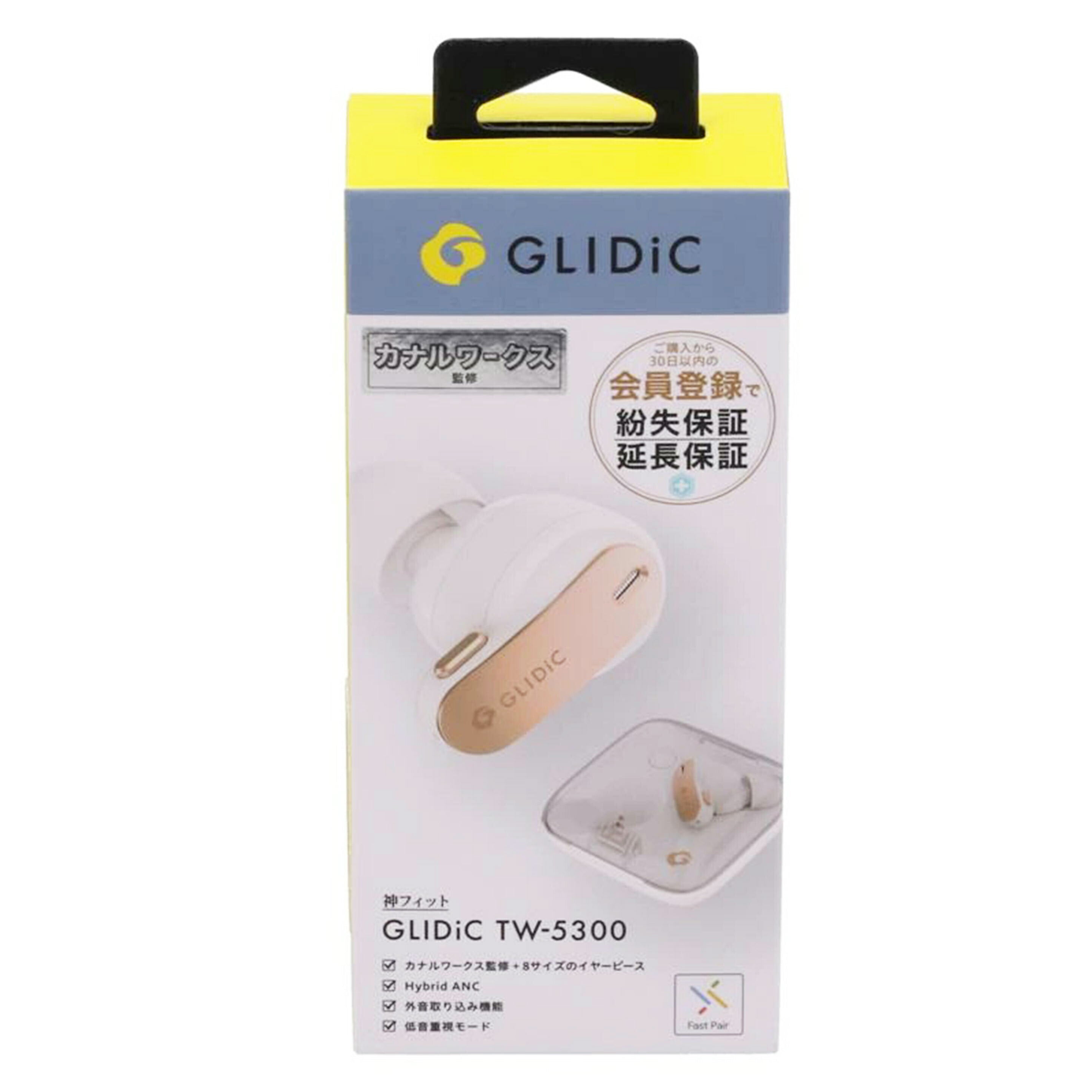 GLIDiC グライディック /ワイヤレスイヤホン未使用/Softbank Selection/TW-5300 ZSBBG9//JAN4562151502650/Sランク/82