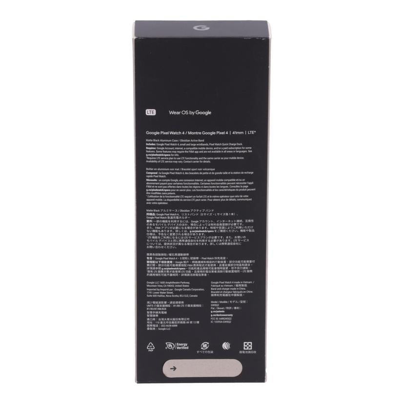 Google au グーグル /Google Pixel Watch4 LTE 41mm 未使用/GA06001-US//359117430613645/Sランク/82