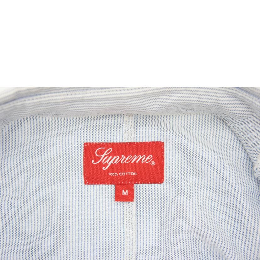 Supreme シュプリーム/ストライプ長袖シャツ/ブルー//Bランク/18