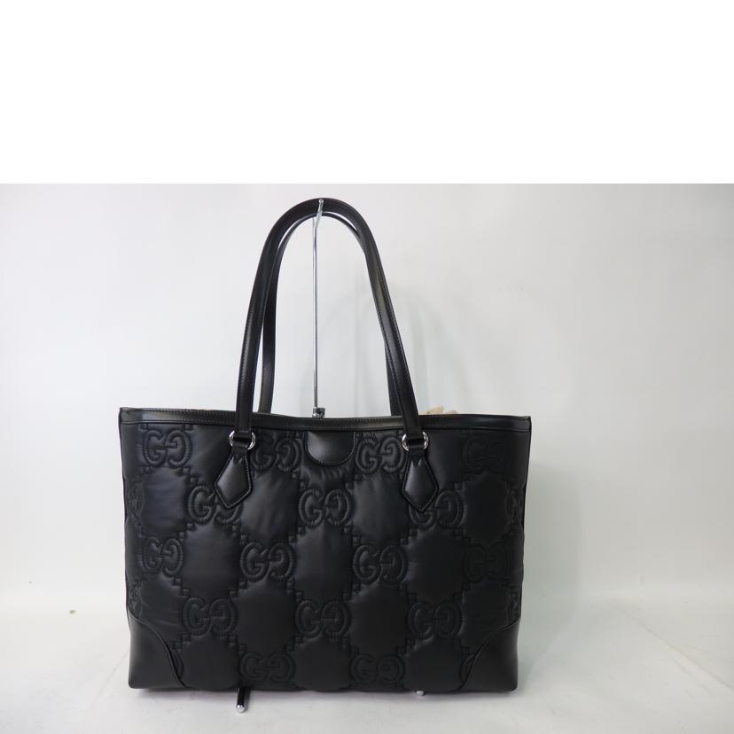 GUCCI グッチ/GGマトラッセ/ミディアムトートバッグ/黒/ナイロン×レザー/631685//498***/SAランク/84