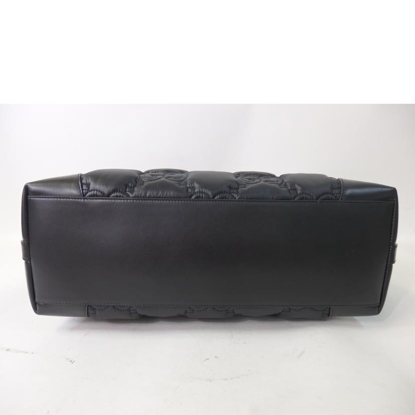 GUCCI グッチ/GGマトラッセ/ミディアムトートバッグ/黒/ナイロン×レザー/631685//498***/SAランク/84