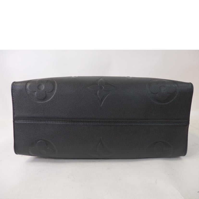 LV ルイヴィトン/オンザゴーGM/モノグラム・アンプラント/ノワール/M44925//RFI****/ABランク/84