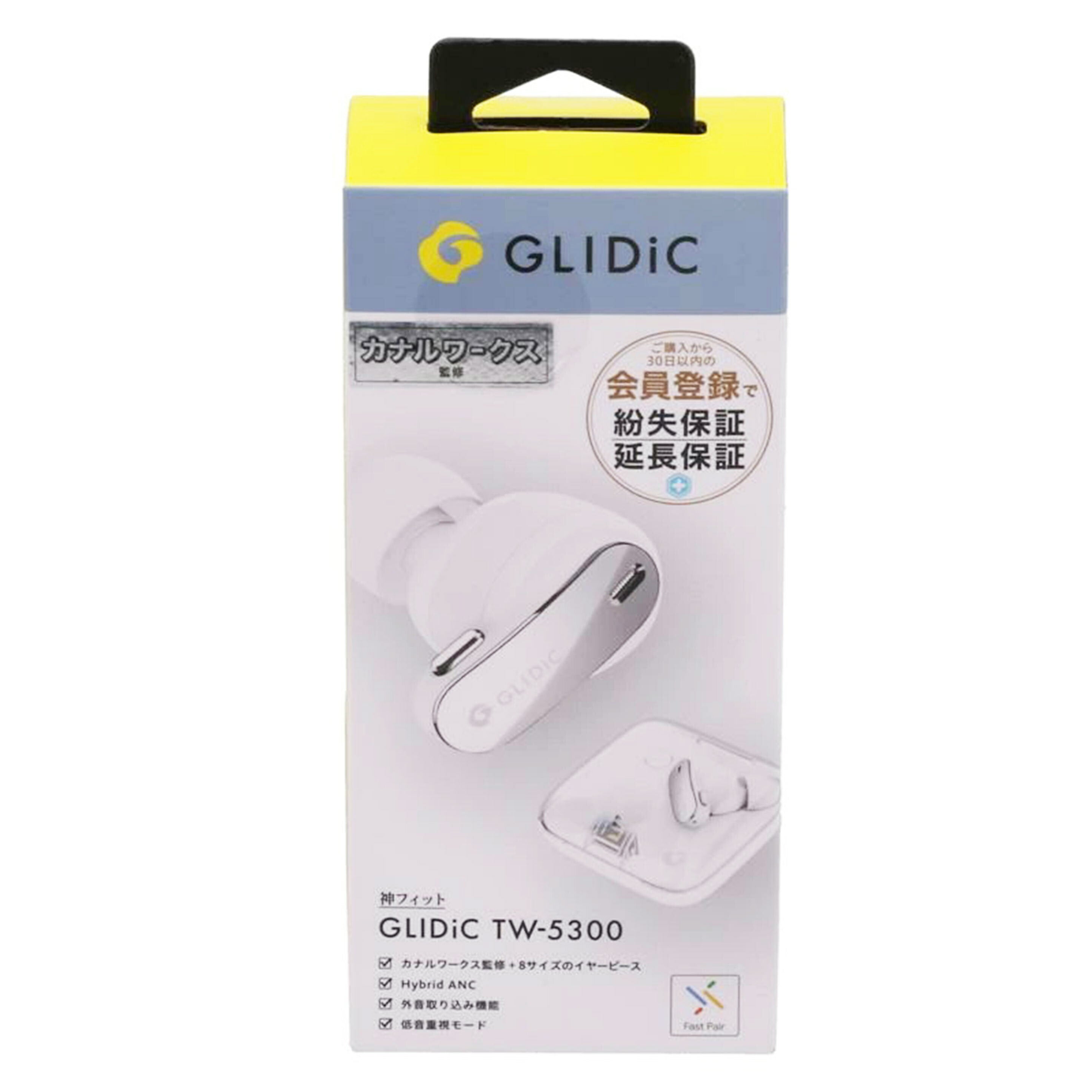 GLIDiC グライディック /ワイヤレスイヤホン未使用/Softbank Selection/TW-5300 ZSBBGR//JAN4562151504548/Sランク/82